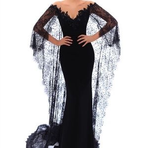 Tarik Ediz Lace Gown